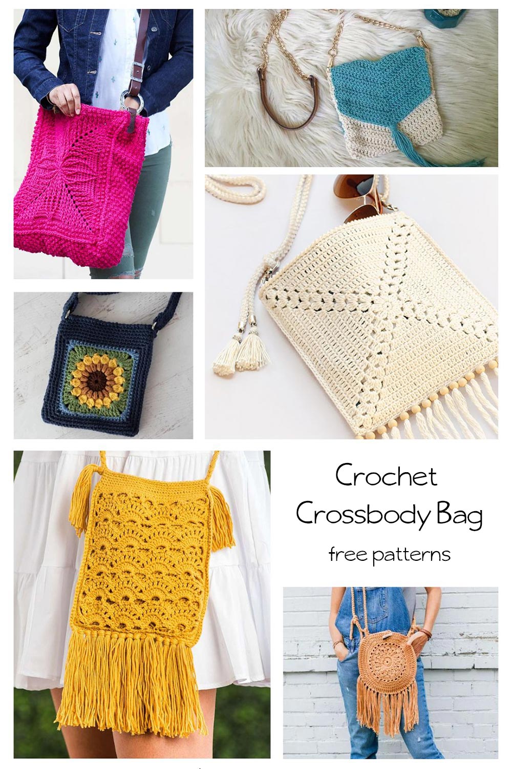 crochet crossbody bag