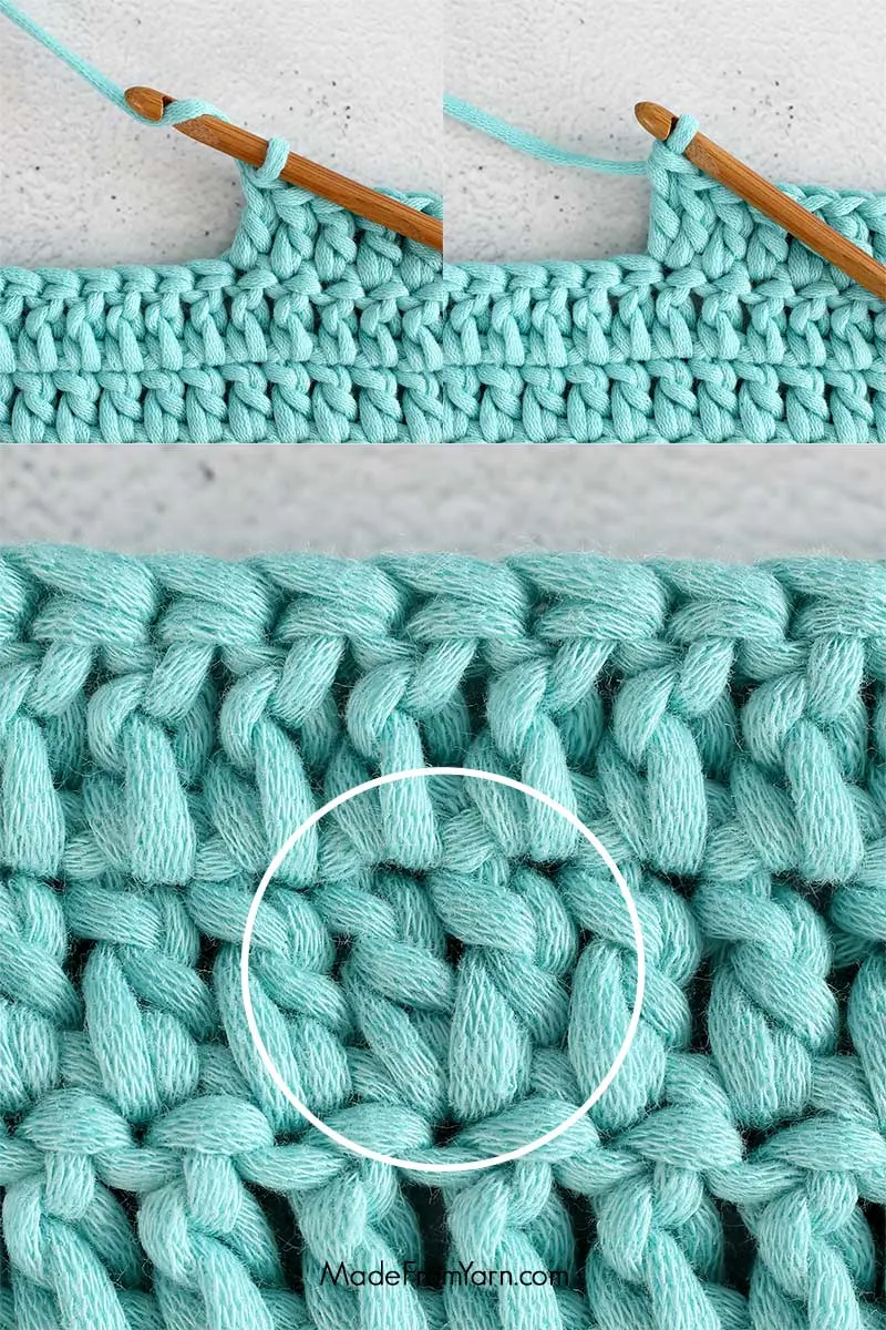 how to crochet dc inc (2dc) double crochet increase by making 2 dc in one stitch.