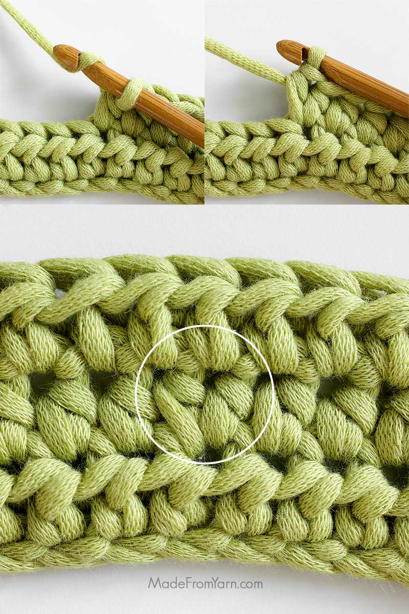 how to crochet hdc increase