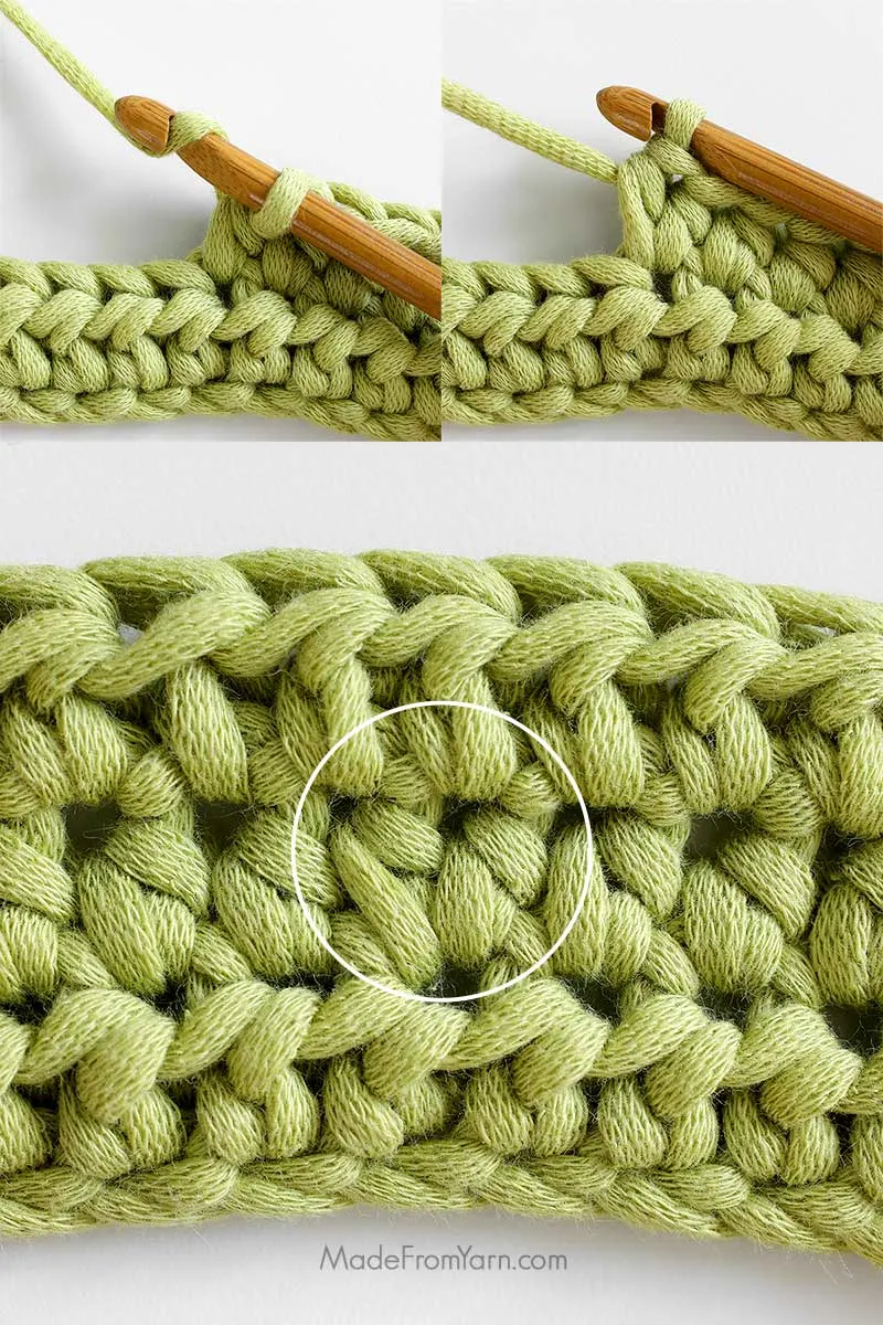 how to crochet hdc increase