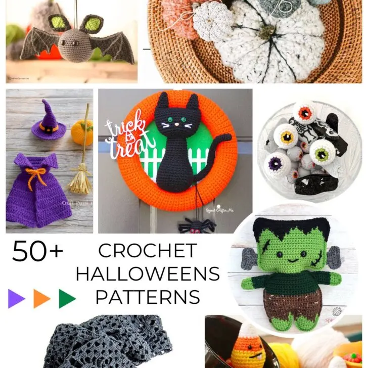 Here are 50+ free Halloween crochet patterns for you to make this Halloween season. From decorative items to Halloween wearables that you won't find in stores!