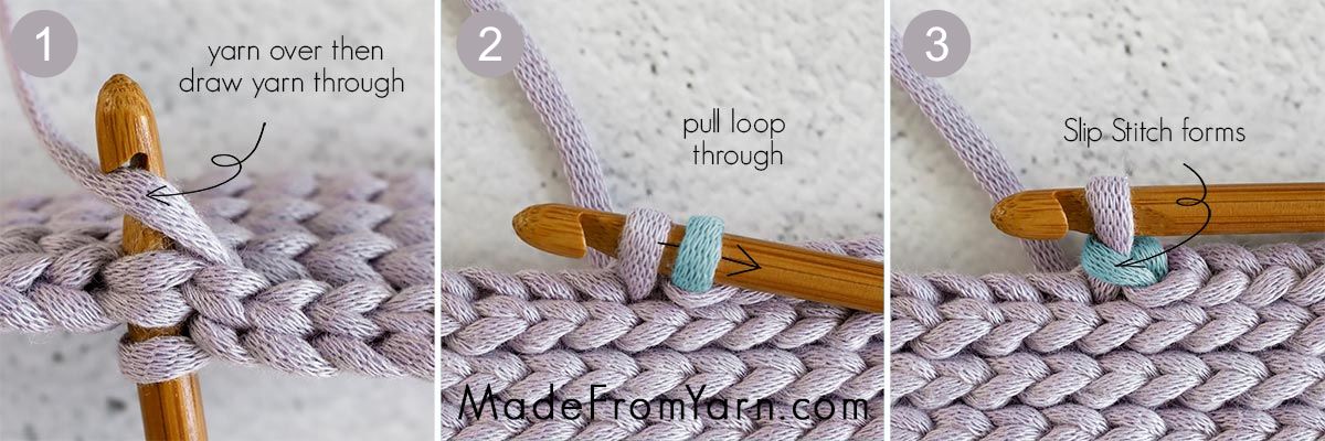 The slip stitch (abbreviated as sl st) is commonly used to join rounds, create decorative edges, or make smooth transitions between different parts of your crochet work. This stitch is incredibly flexible and can be used in various ways to achieve different effects.
