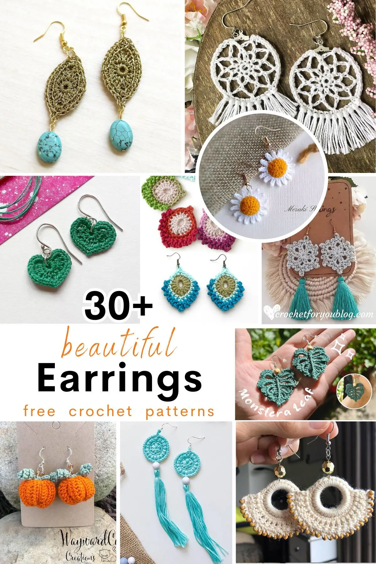 Start making unique accessories with these free crochet earring patterns, perfect for beginners & pros alike. Create stunning, exclusive jewelry effortlessly!