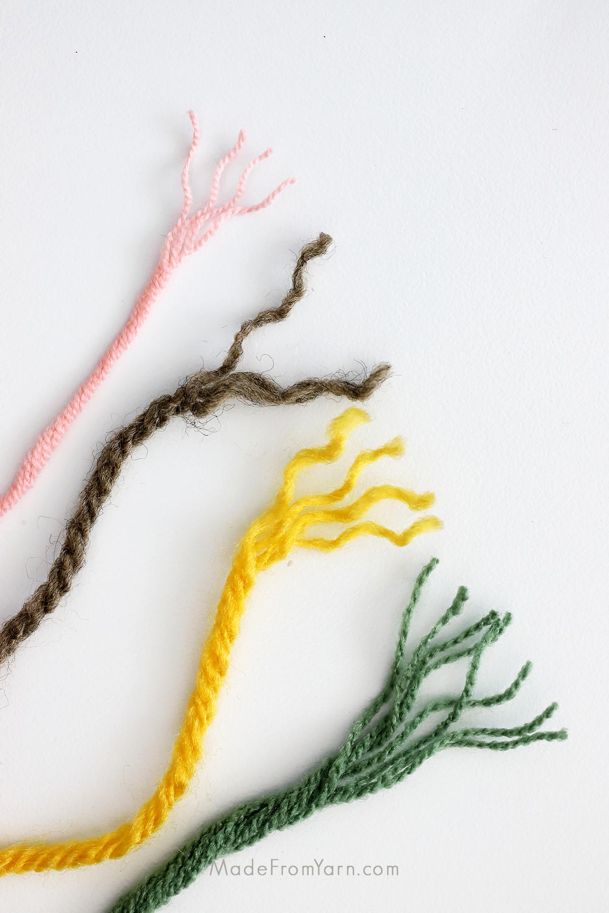 Ply is the number of individual strands twisted together to form a single yarn. This determines the yarn's thickness and texture in a finished project. Yarns with a higher ply count are more durable and provide better stitch definition. A lower ply count results in a softer, more delicate yarn. 