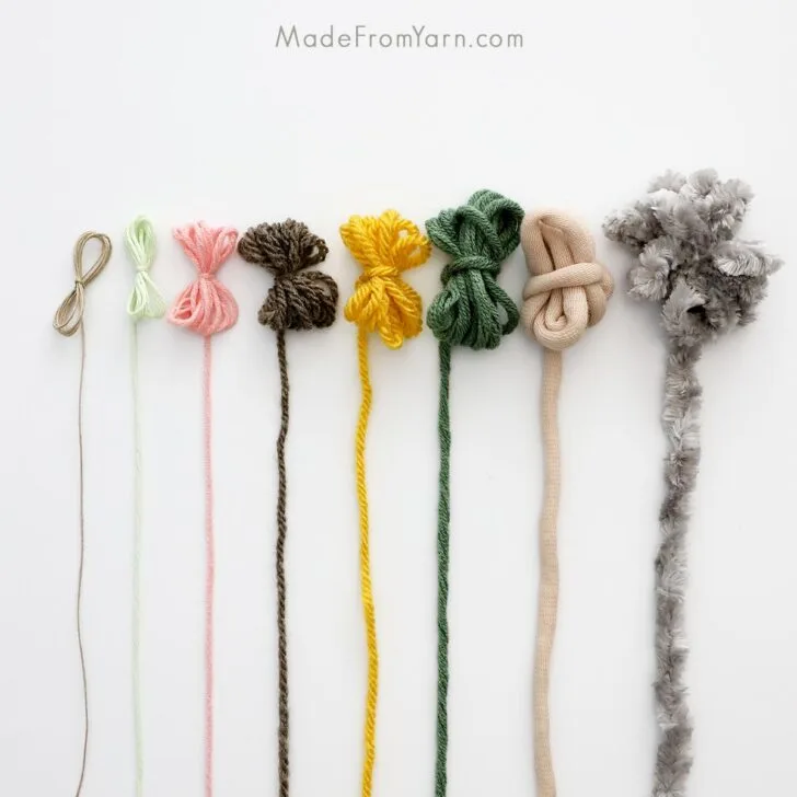 Explore & understand 8 yarn weights: from lace to worsted, bulky to jumbo, for crochet & knitting. With yarn weight chart & conversion, WPI & many useful tips.