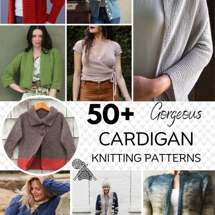 Check out these gorgeous cardigan knitting patterns that are free to download; from cable knit to chunky knit cardigans, suitable for all skill levels.
