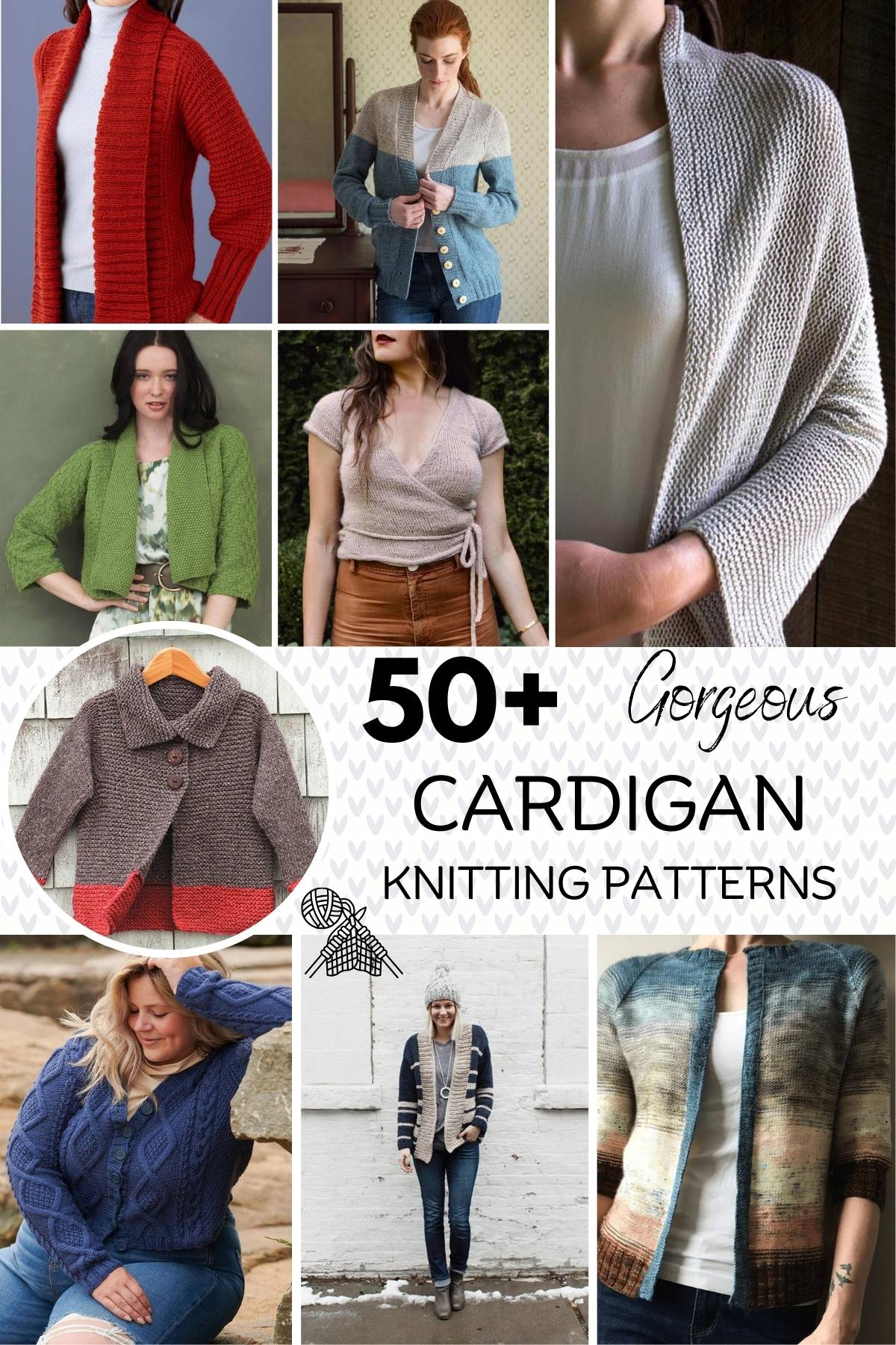 Check out these gorgeous cardigan knitting patterns that are free to download; from cable knit to chunky knit cardigans, suitable for all skill levels. 