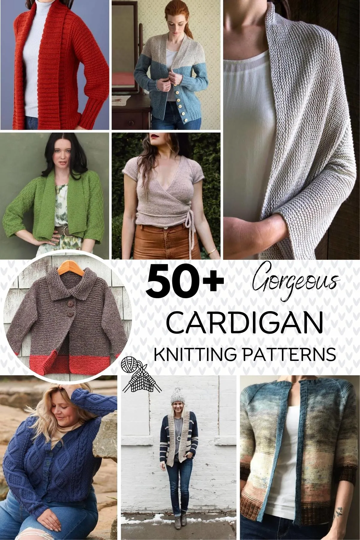 Check out these gorgeous cardigan knitting patterns that are free to download; from cable knit to chunky knit cardigans, suitable for all skill levels.