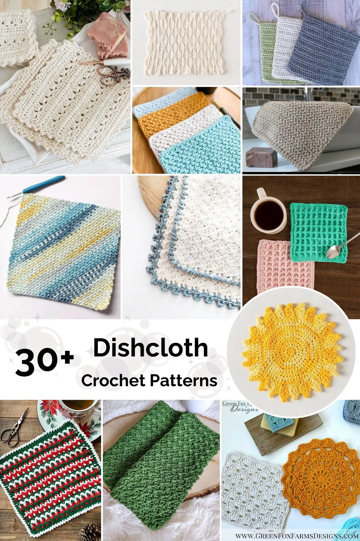 Check out our list of the best free crochet dishcloth and washcloth patterns, they are ideal for beginners! A year-round project that is both practical and easy.