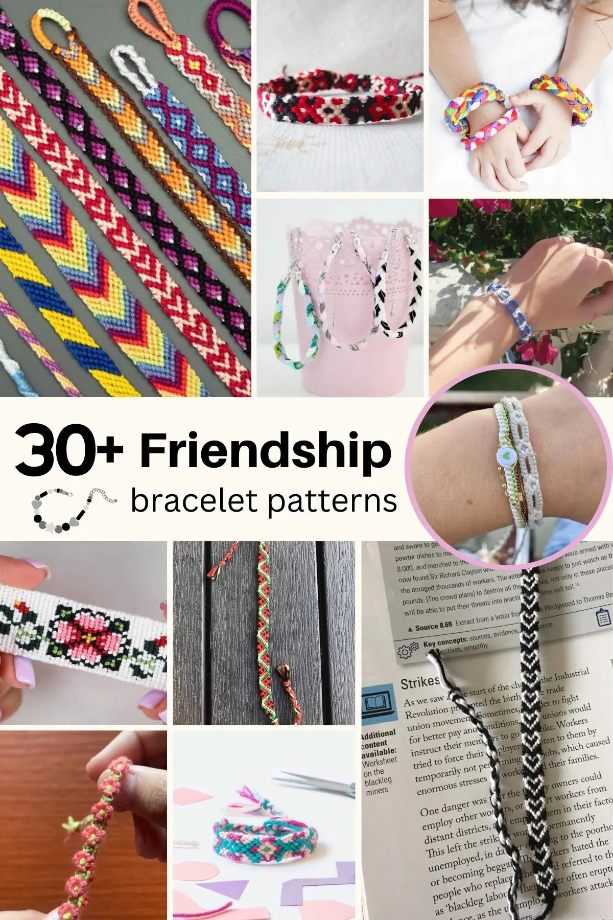 Browse through our curated friendship bracelet patterns that covers many designs for everyone. From simple Chevron to more intricate designs.