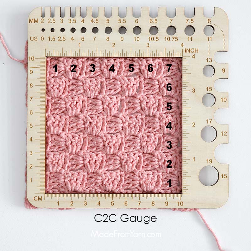 C2C Crochet: "Corner-to-Corner" crochet that involves working squares diagonally from one corner to another to create graphic designs.