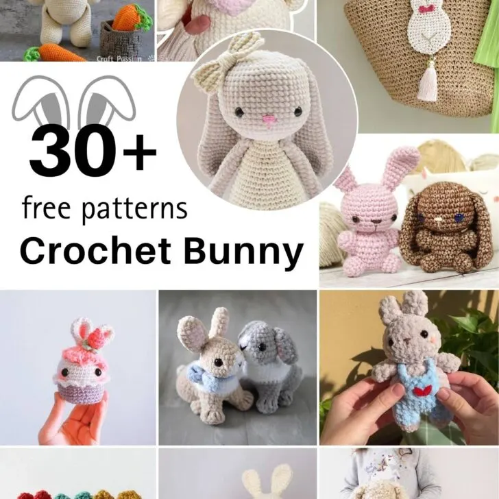 You'll be spoiled to bits with our variety of best and free crochet bunny patterns. From mini bunnies to amigurumi style bunnies to change the game.