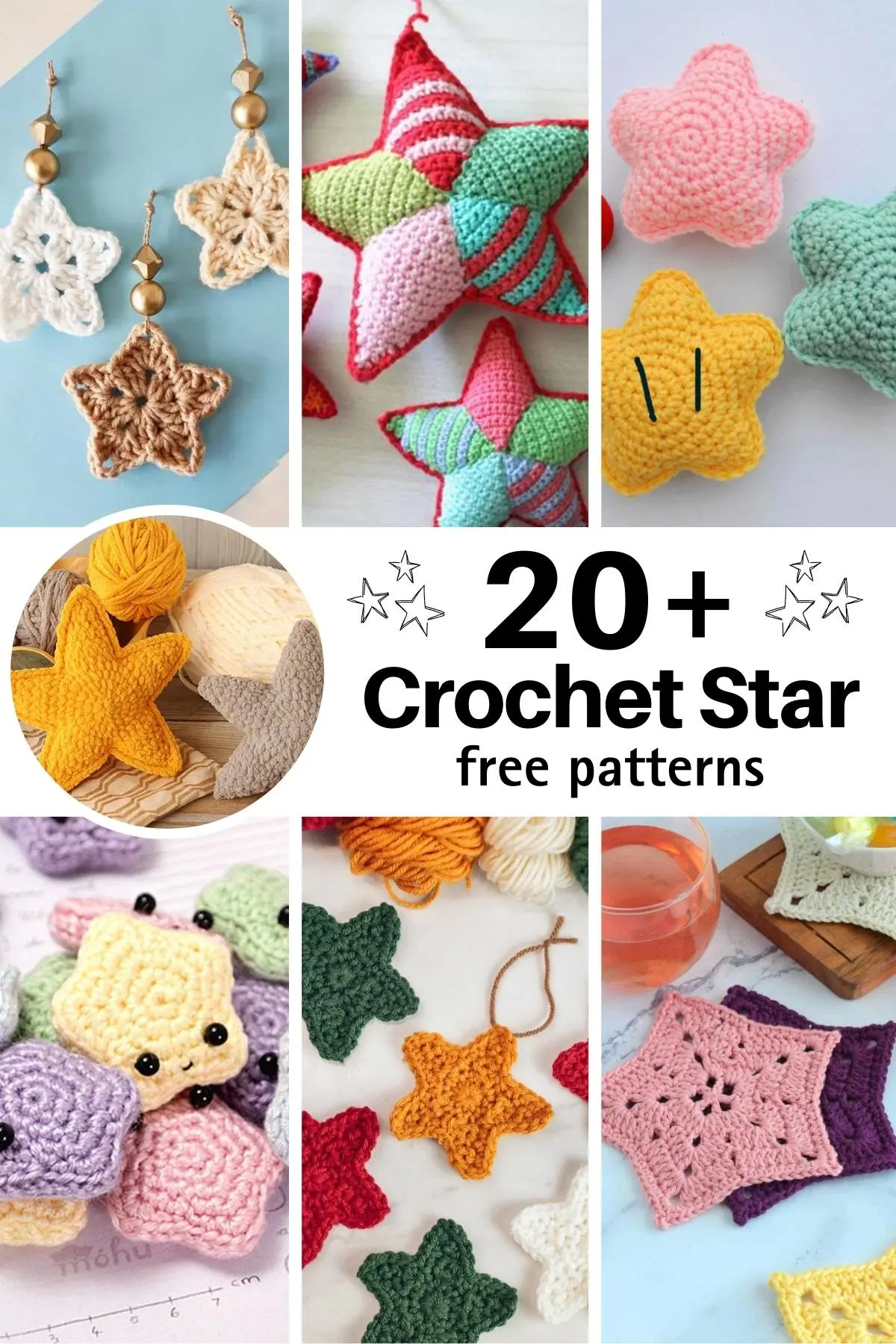 Make your very own celestial crochet star with our selected free patterns. From basic star designs to intricate amigurumi tutorials for added interest.