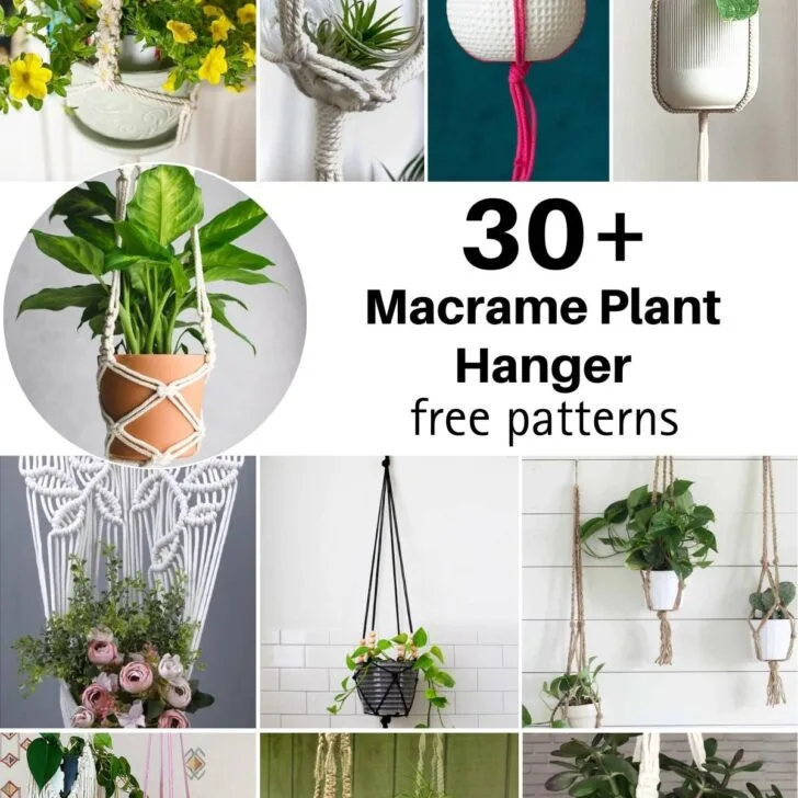32 Easy Macramé Plant Hanger Patterns