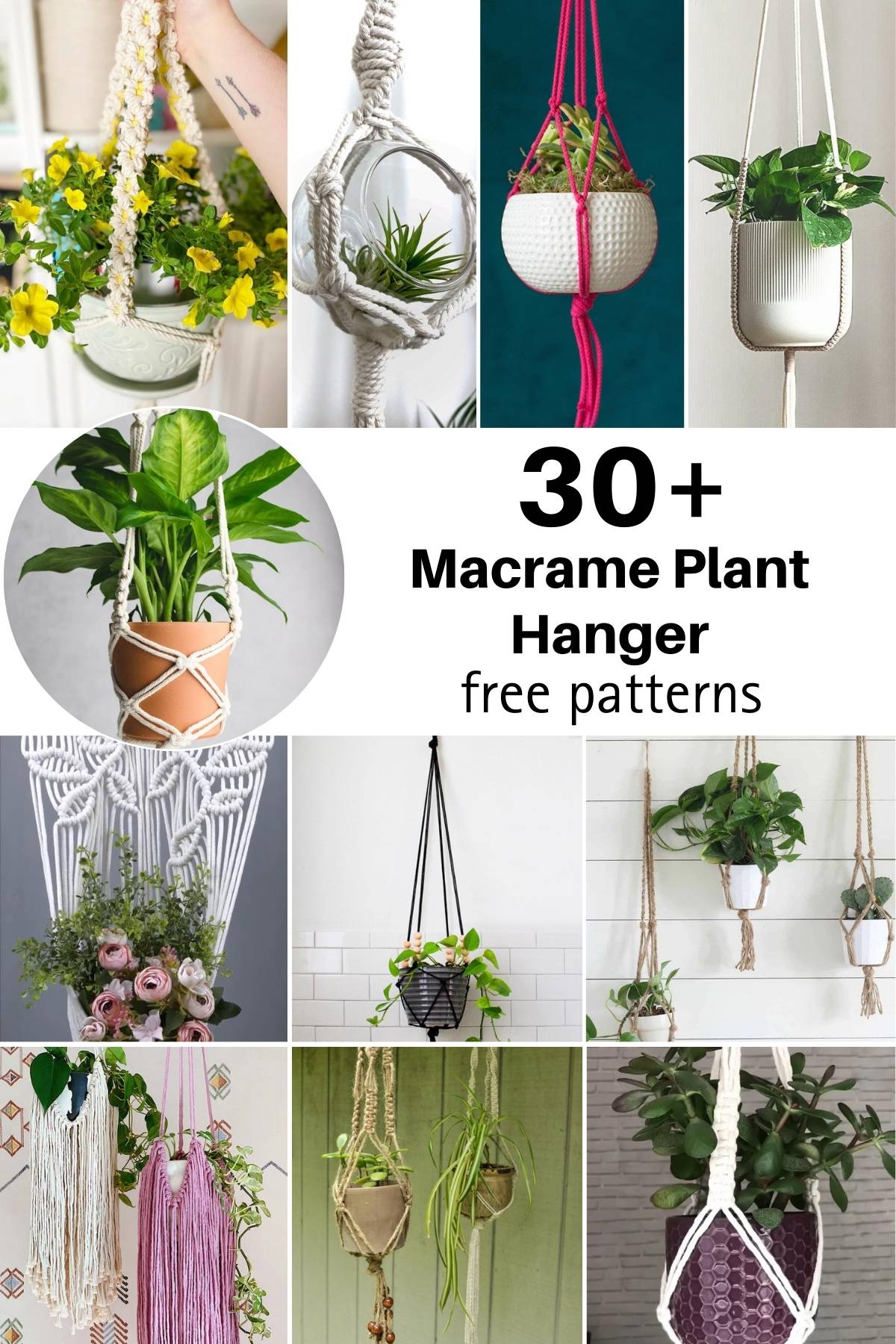 Check out our compilation of free macrame plant hanger designs! From simple DIY's for beginners, to complex patterns for seasoned crafters. 