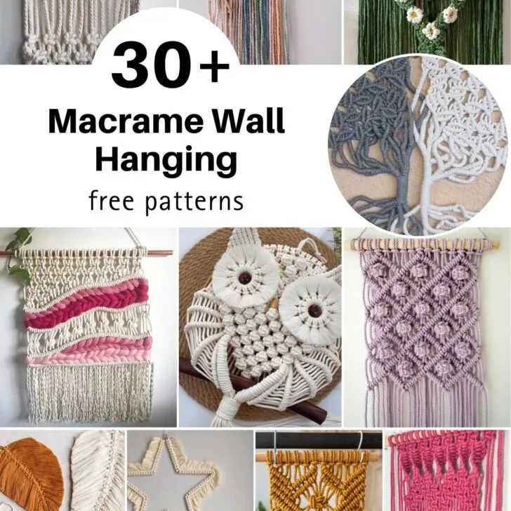 Interested in DIY macrame wall hanging? Browse through our large collection of free designs! From basic boho patterns, to intricate butterfly knots.