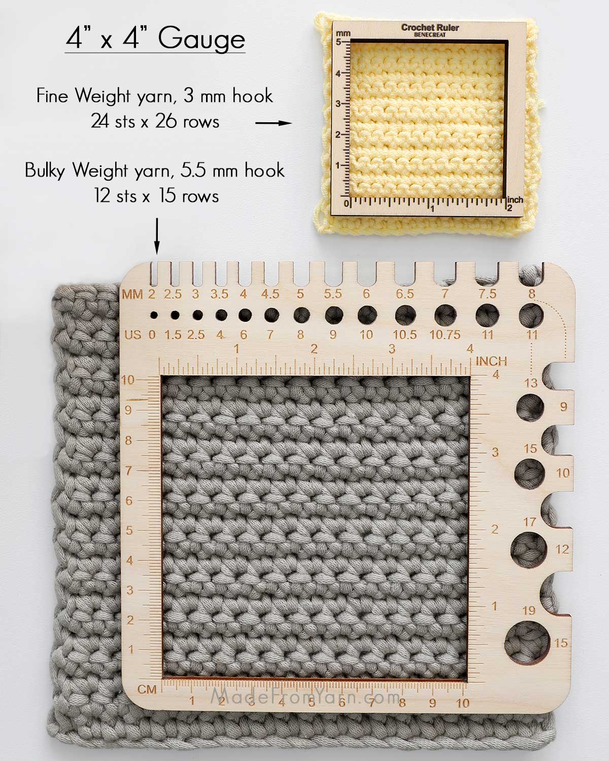 Let's explore the key factors that affect stitch size and crochet tension in your gauge. Understanding these factors will allow you to make adjustments to achieve accurate and consistent results in your projects.