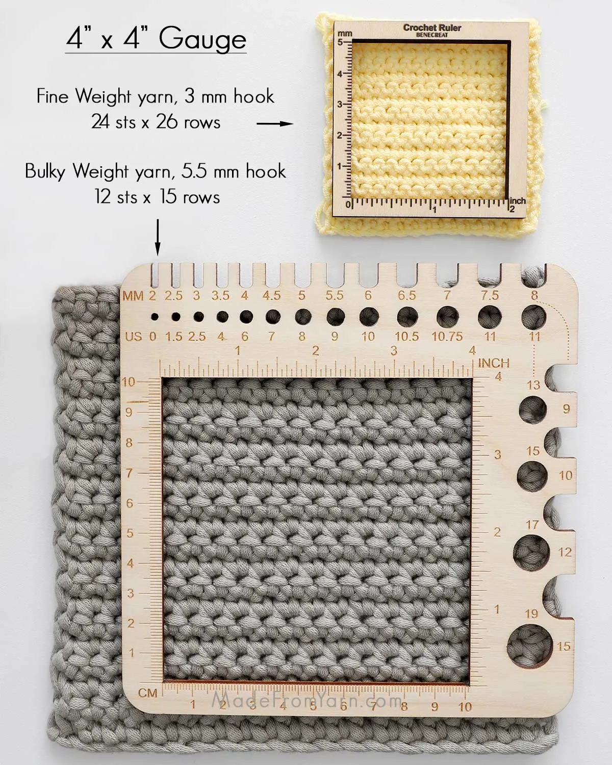 Let's explore the key factors that affect stitch size and crochet tension in your gauge. Understanding these factors will allow you to make adjustments to achieve accurate and consistent results in your projects.