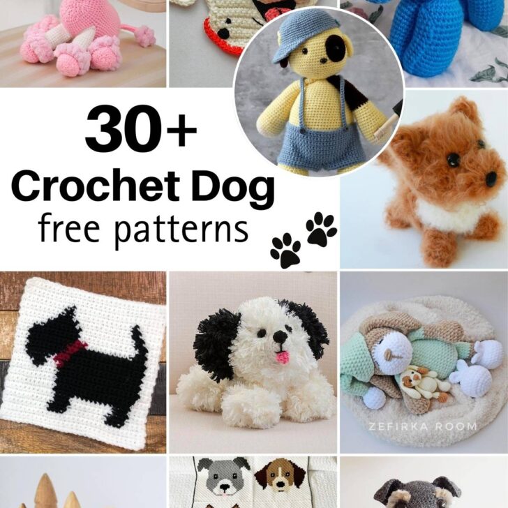 Do your ears perk up when you hear a cute little bark? Or you can't help but take a second glance when you look at a puppy passing by. Well, to all canine lovers out there, we have gathered the cutest and free crochet dog patterns you can make to satisfy your love for these cute creatures!