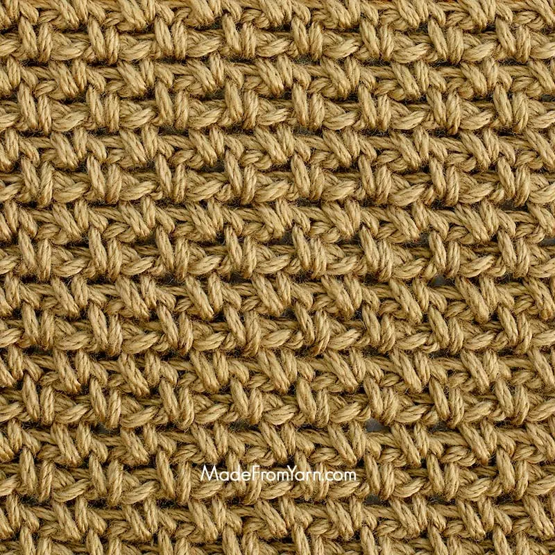 Learn how to crochet moss stitch with this step-by-step tutorial, in both flat rows and rounds. It's a popular stitch used in many crochet patterns.