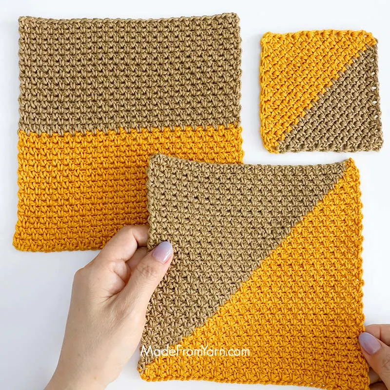 Learn how to crochet moss stitch with this step-by-step tutorial, in both flat rows and rounds. It's a popular stitch used in many crochet patterns.