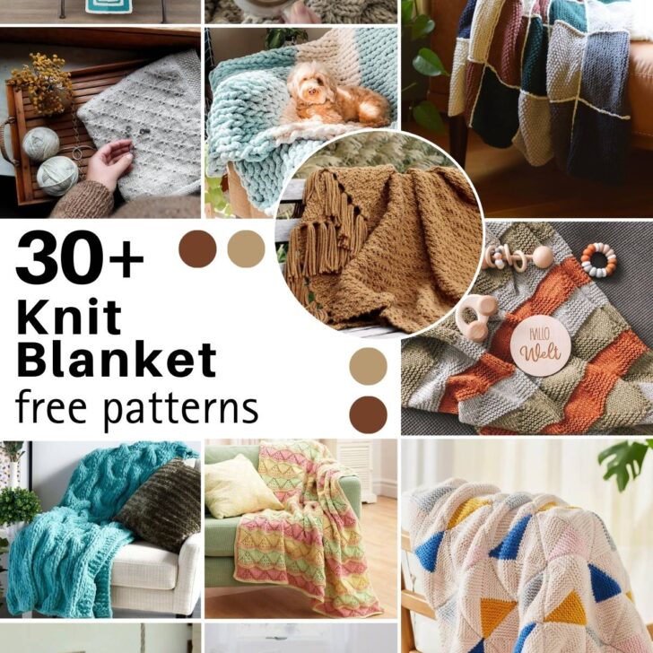 There’s something irresistibly charming and satisfying about knitting your own handmade blankets. Over here, we’ve prepared a list of free blanket knitting patterns to spoil you for choice. Not only will you get the opportunity to practice and hone your knitting skills, but you also get to unwind to the soothing rhythms of knitting, one stitch at a time. 