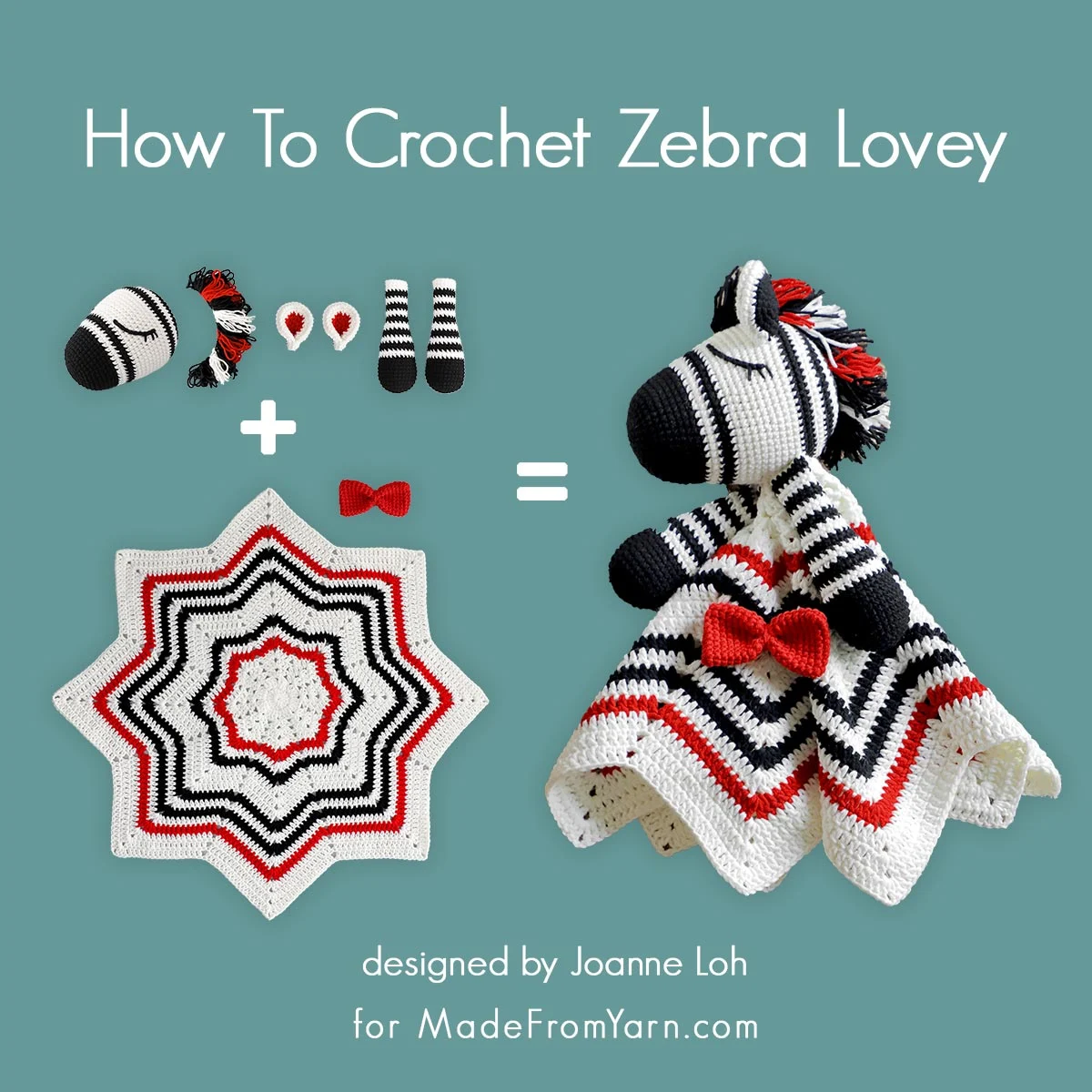 Learn how to make this simple, easy, and adorable Crochet Lovey Blanket. It's a wonderful baby shower gift for your little ones and expecting moms.