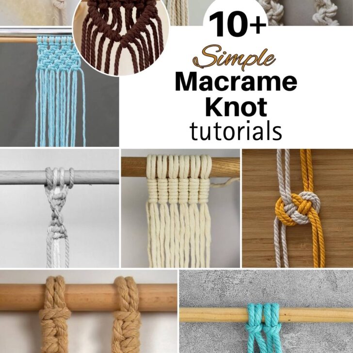 16 Introductory Macramé Knots To Master