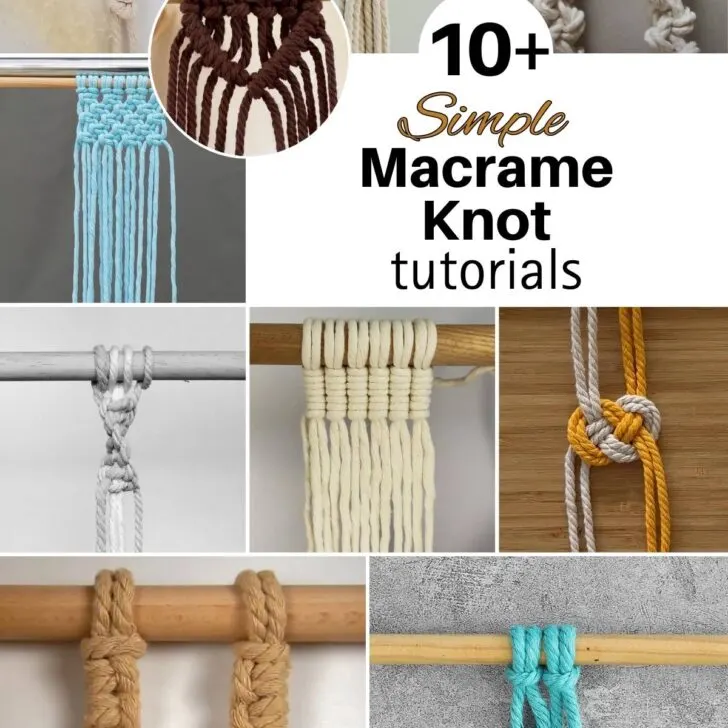 16 Introductory Macramé Knots To Master