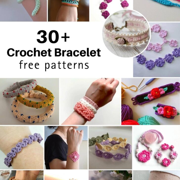 Dive into this list of free and beautiful crochet bracelet patterns you can gain inspiration from to make during your free time or as friendship bracelets.