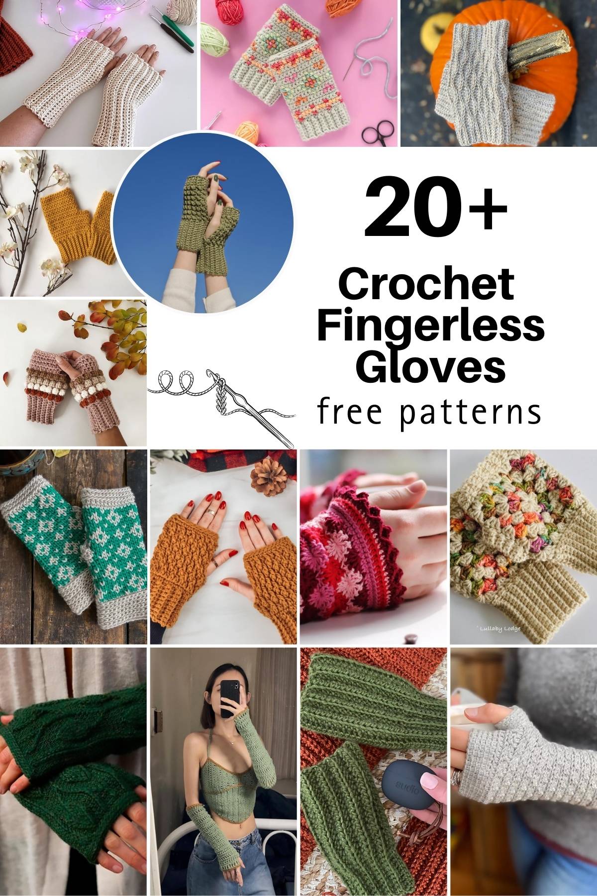 With fall approaching, warm your hands with these free crochet fingerless gloves! Our list covers all styles and tastes, whether simple, or elegant. 
