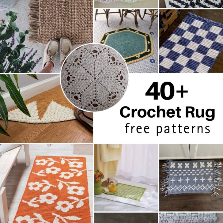 Explore free crochet rug patterns here in this article. We've scoured only the best of the best with tutorials to guide you into making your own rugs.