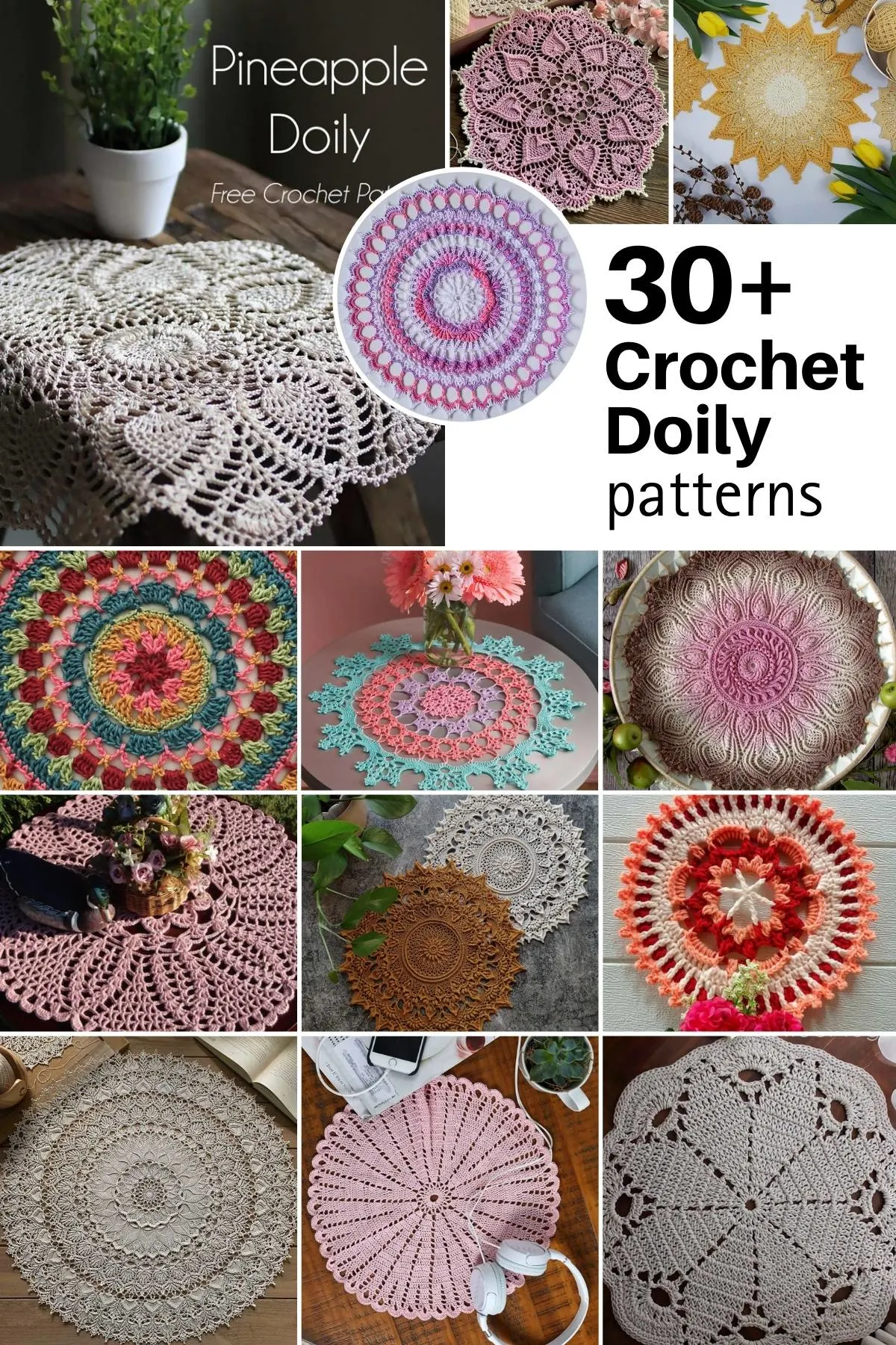 Doilies are not just beautiful lace made of cloth and paper for your table—crochet is another popular way to create them! In this curated post of patterns for crochet doilies, you'll find everything from timeless, intricate designs to playful, modern motifs that bring a fresh twist to a classic art form.