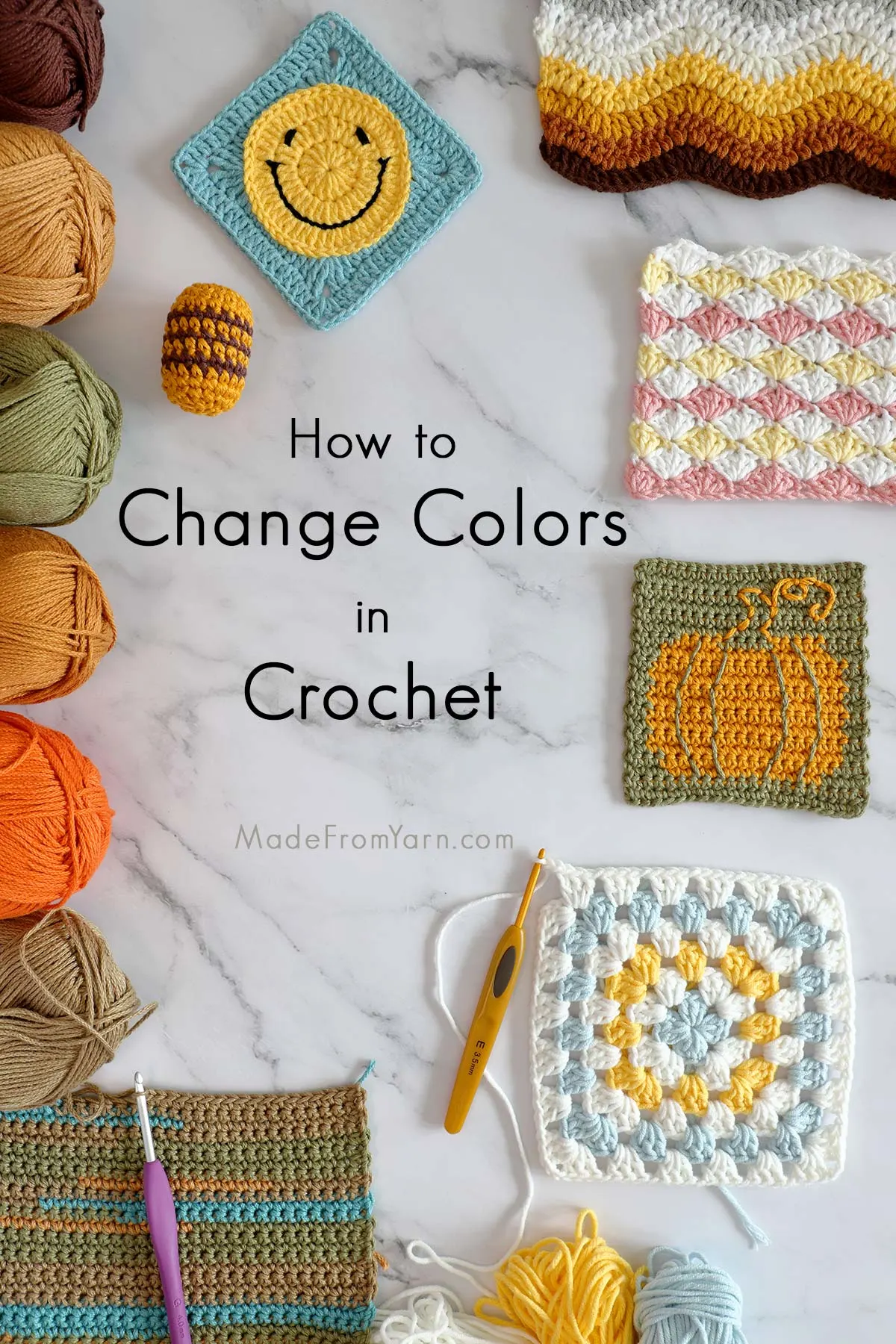 Learn how to change colors in crochet with easy tips for seamless transitions. Perfect for adding stripes or making colorwork patterns to your projects!
