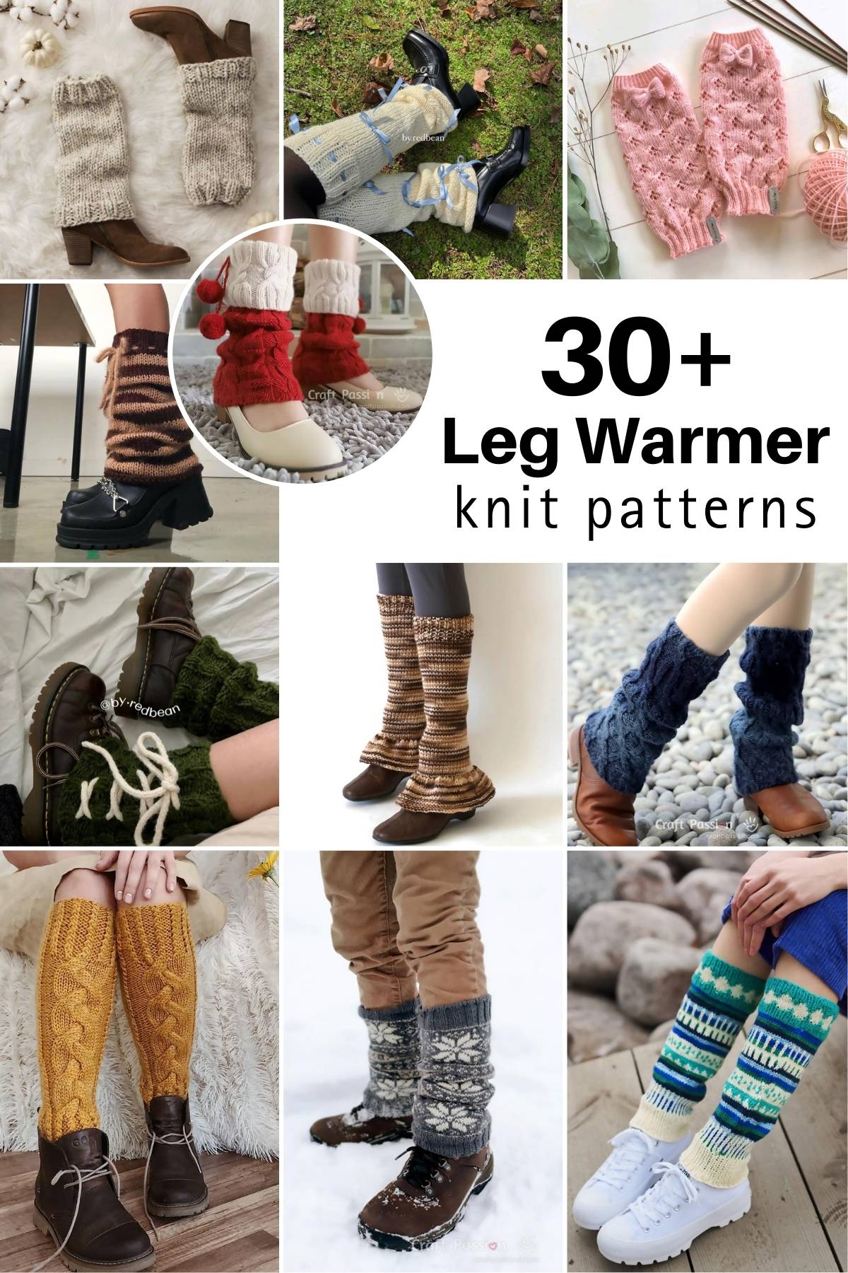 Warm your legs with these knit leg warmers as the cold weather approaches. We've included designs that would fit everyone's style and taste. 