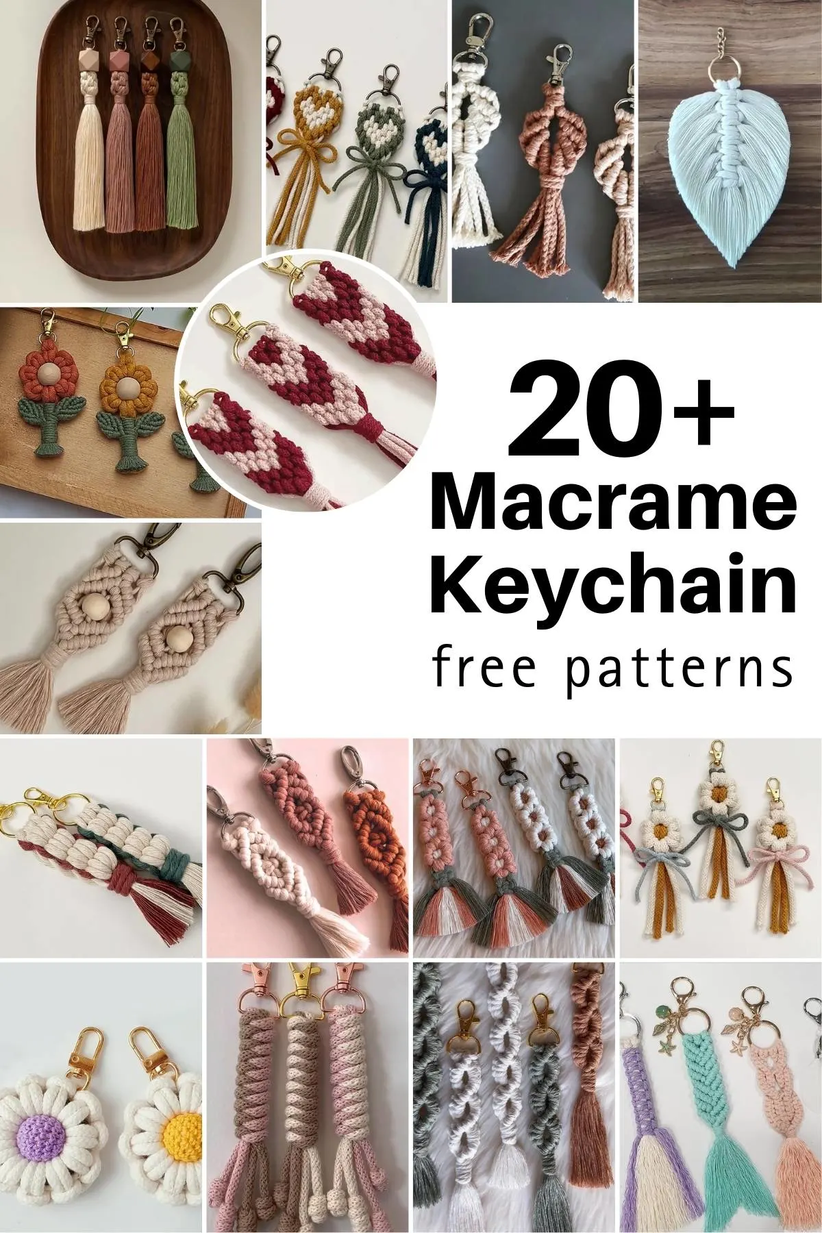 Start your Macrame journey with these gorgeous Macrame keychain tutorials! They’re easy to follow, with designs that suit every skill level.