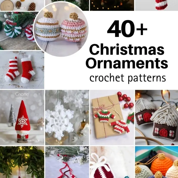 Learn to make crochet Christmas ornaments this upcoming holiday season to decorate your tree. The patterns range in style to fit your home decor.