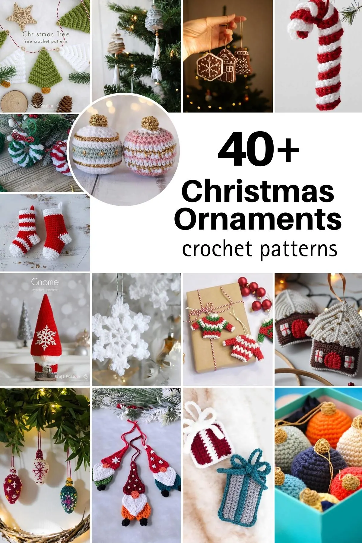 Learn to make crochet Christmas ornaments this upcoming holiday season to decorate your tree. The patterns range in style to fit your home decor.