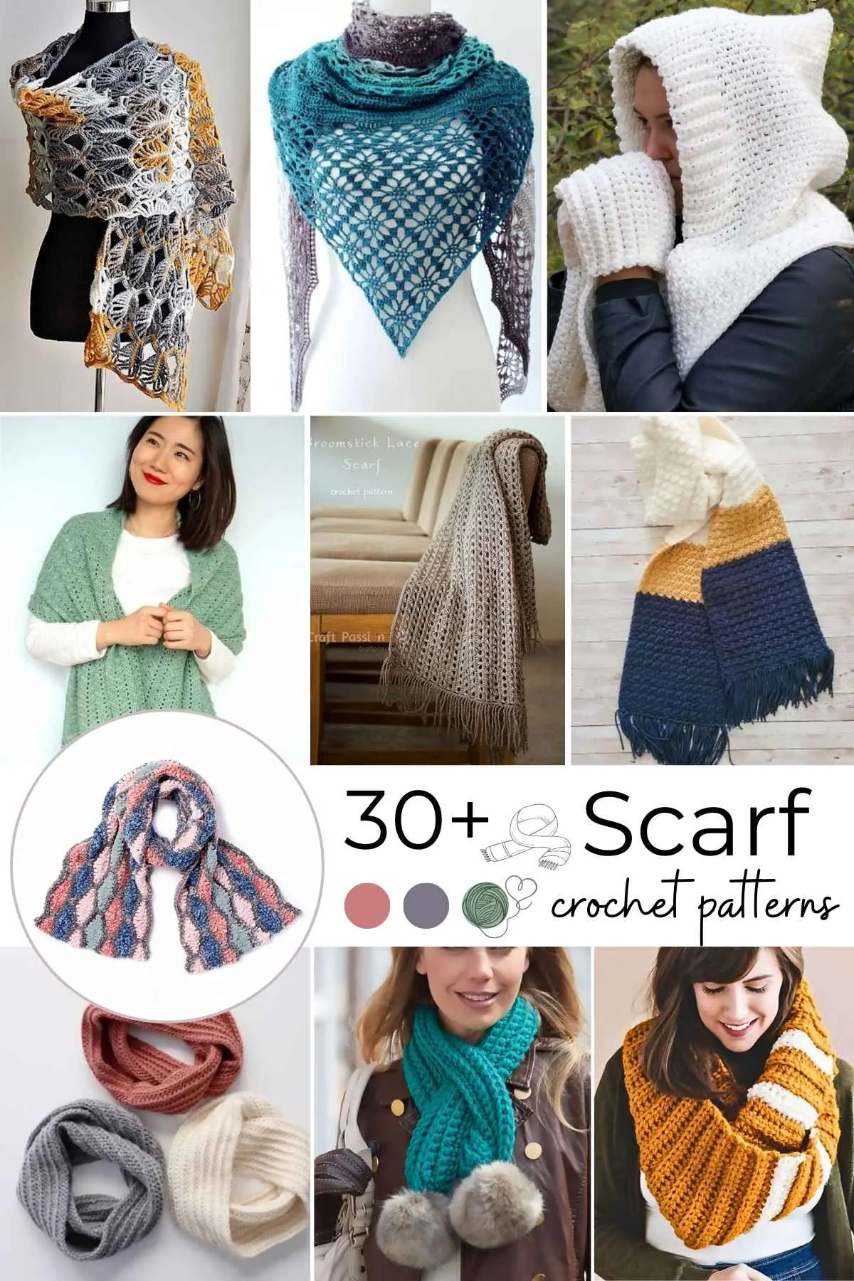 Get inspired to stay warm and cozy this winter with these free crochet scarf patterns - perfect for creating your own warm and toasty scarf!