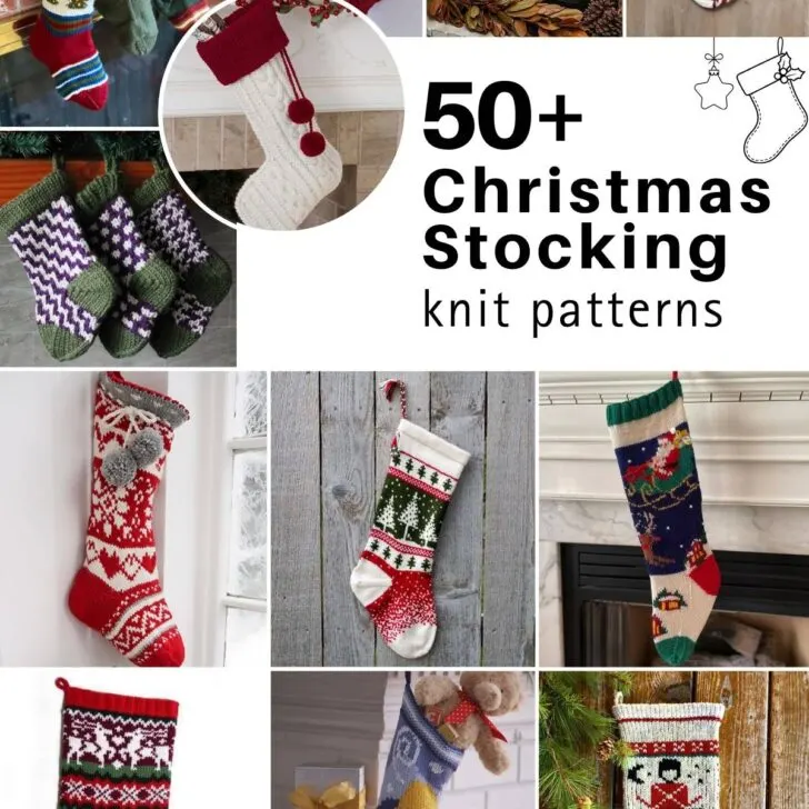 51 Christmas Stocking Knitting Patterns