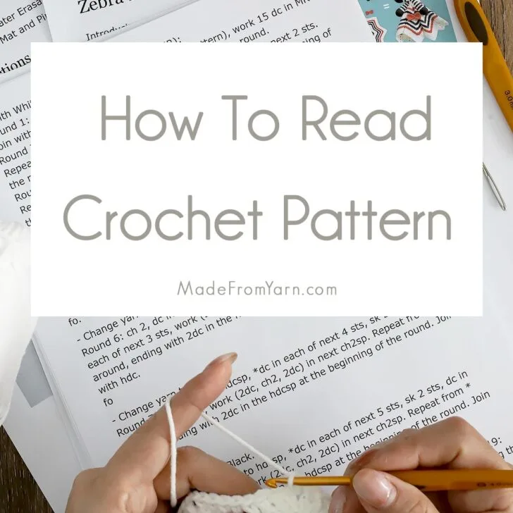 Learn how to read a crochet pattern with ease! Understand abbreviations, symbols, and instructions, so you can confidently take on any crochet project.