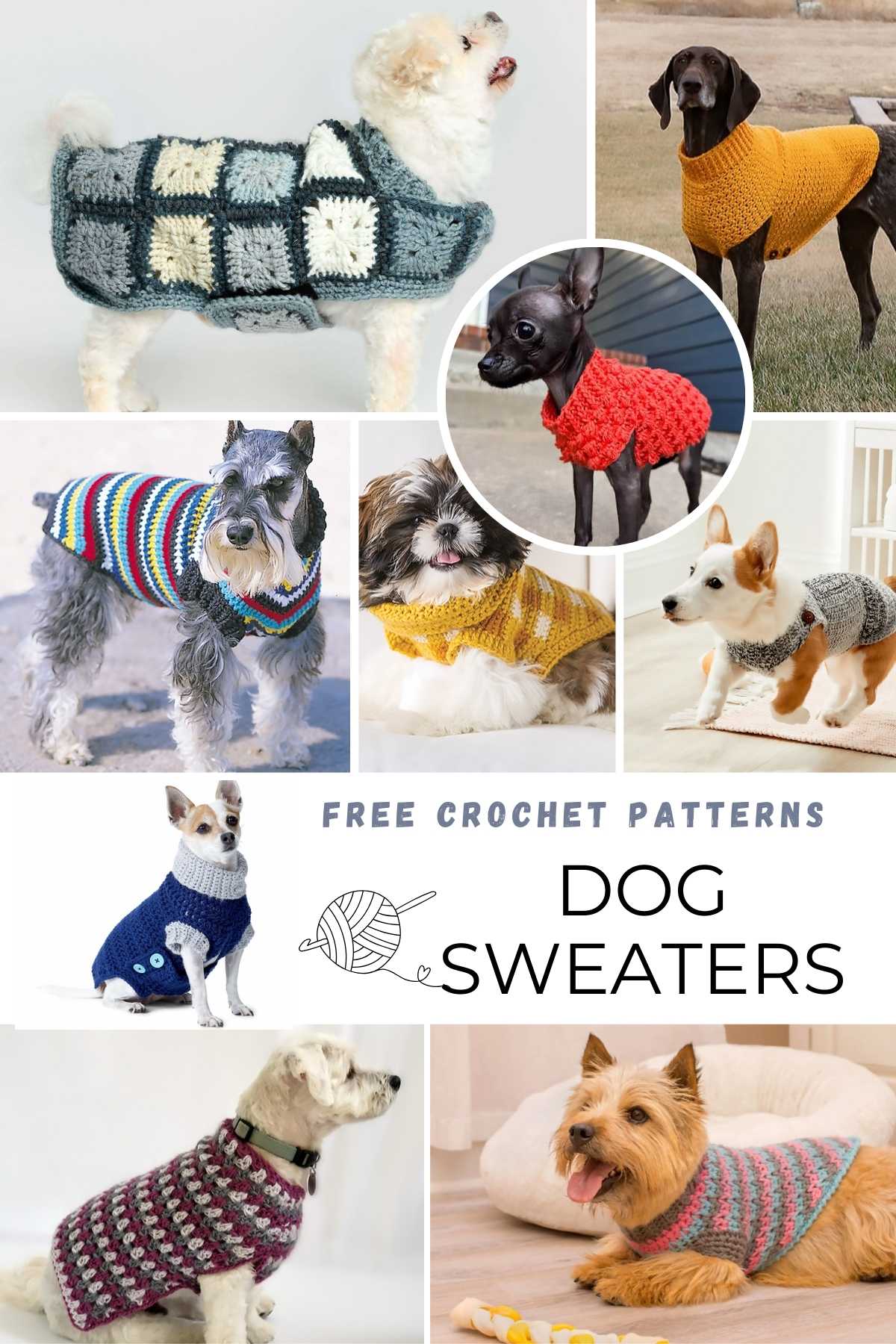 Fur babies need the extra layer of protection too! From big dogs to small dogs, we have a crochet dog sweater pattern for all shapes and sizes. 
